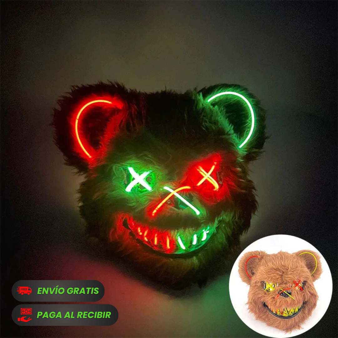 CREEPY MASK máscaras de terror con luces LED