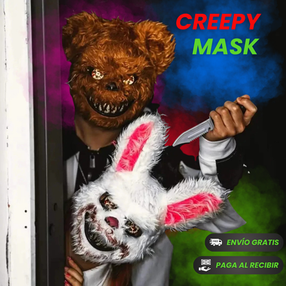 CREEPY MASK máscaras de terror con luces LED