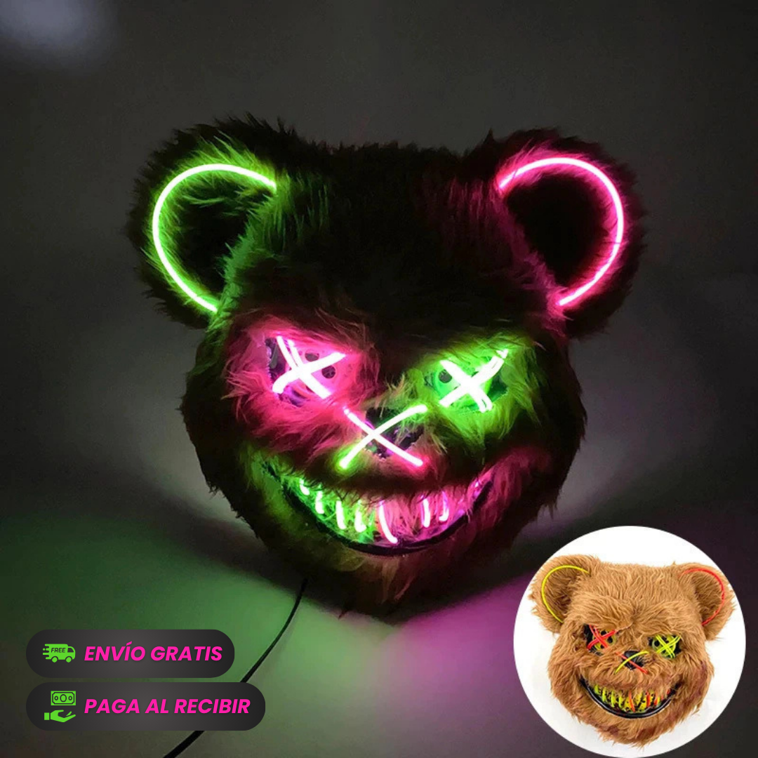 CREEPY MASK máscaras de terror con luces LED