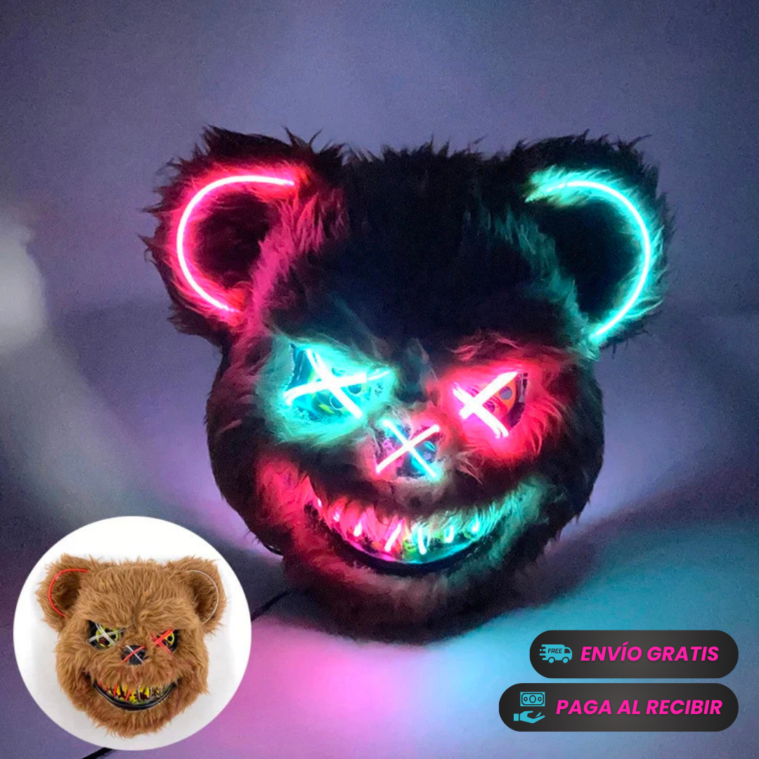 CREEPY MASK máscaras de terror con luces LED